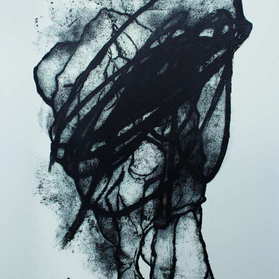Lęk III, wklesłodruk, 100x70 cm