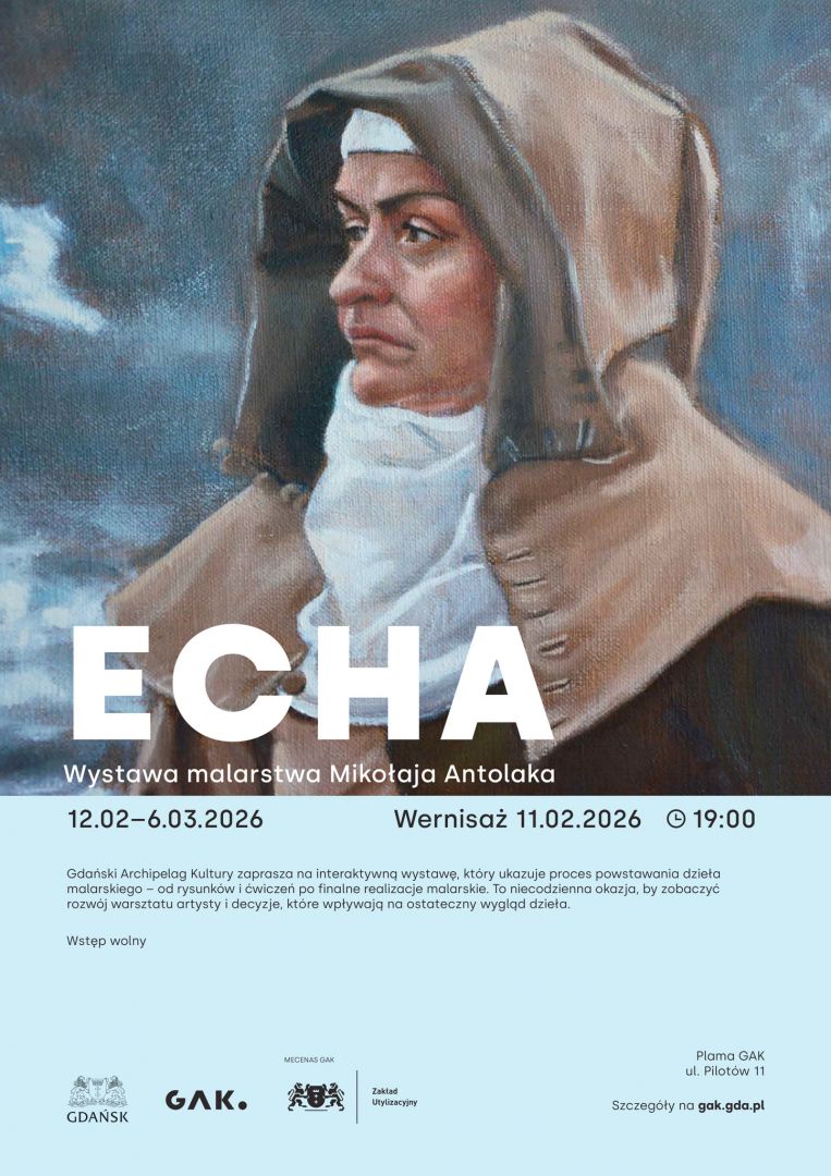 „Echa” – wystawa malarstwa Mikołaja Antolaka
