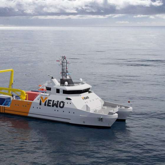 Katamaran badawczy MEWO 50m Seatech Engineering