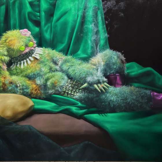 Marcin Zawicki, Great Odalisque, Oil on Canvas, 150 x 210cm, 2025