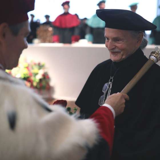 Uroczystość nadania artyście Krzysztofowi Wodiczce tytułu doktora honoris causa