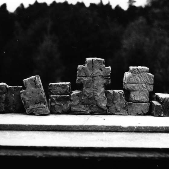 Projekt Cmentarza Poległych Obrońców Westerplatte, jeden z wariantów Patoka; 1986-1987; I/A/8/11