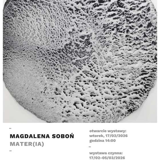 Magdalena Soboń - Mater(ia)