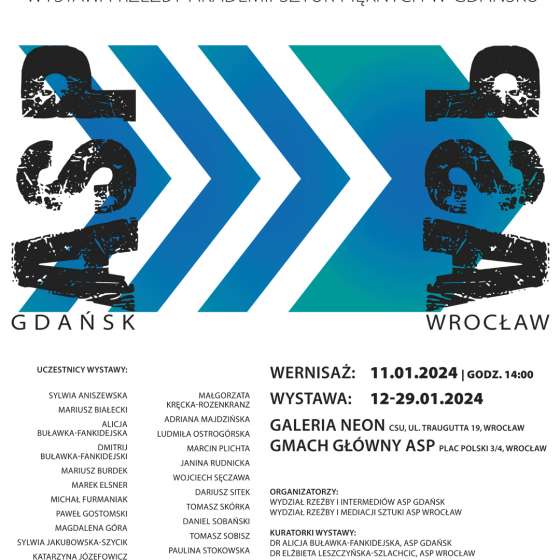 TRANSFER Wystawa rzeźby z ASP w Gdańsku we wrocławskiej ASP - 1
