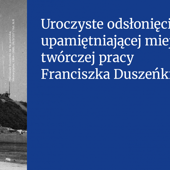 Uroczyste odsłonięcie tablicy upamiętniającej pracownię prof. Franciszka Duszeńki - 1
