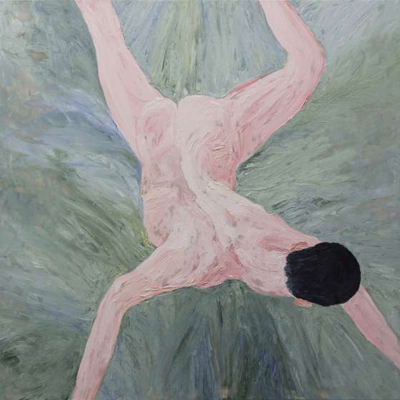 dupa, olej na płótnie, 130x120 cm 