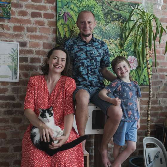 Mieszkanie Natalii, Michała i Gucia