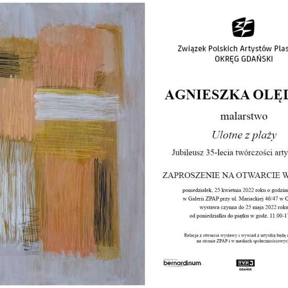 Wystawa malarstwa Agnieszki Olędzkiej