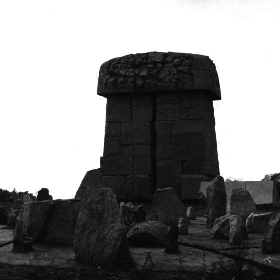 Teren byłego obozu - widok założenia pomnikowego; Treblinka; 1961-1964; I/A/2/70