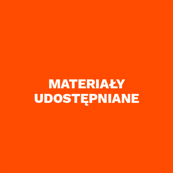 Materiały udostępniane