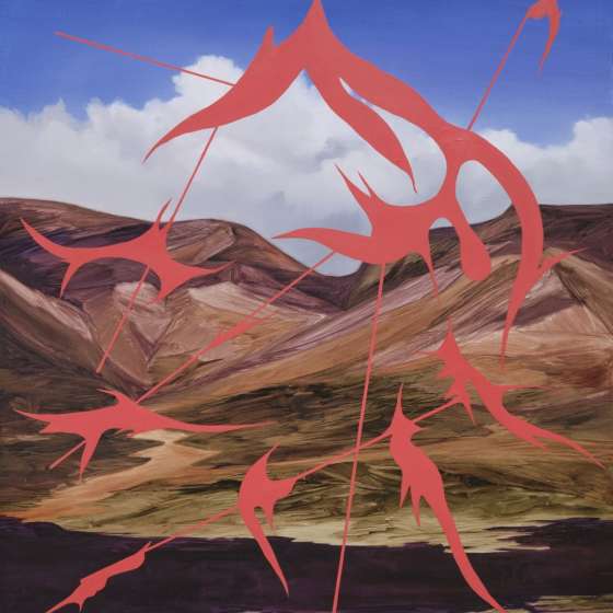 Łukasz Patelczyk, Wirus III, 2020, 120×100 olej płótno, dzięki uprzejmości Piękna Gallery