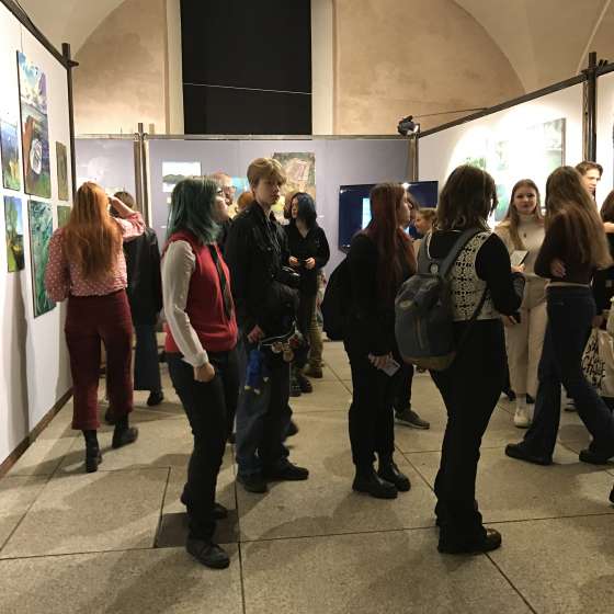 Poplenerowa wystawa studentów I i II roku Wydziału Malarstwa CHMIELNO 2021 - 14