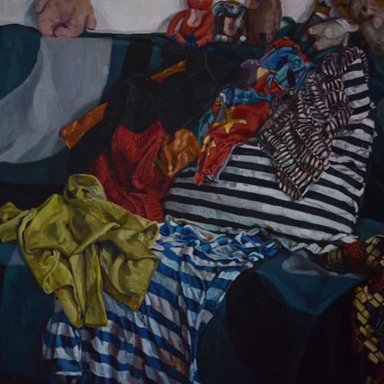 Kaziu, depesza, 120x100 cm