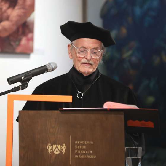 Uroczystość nadania artyście Krzysztofowi Wodiczce tytułu doktora honoris causa