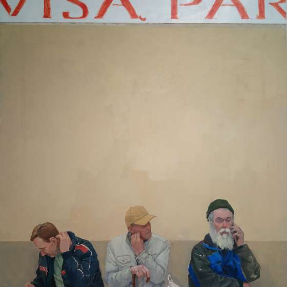 Kęstutis Juršėnas, All night, 130x150 cm