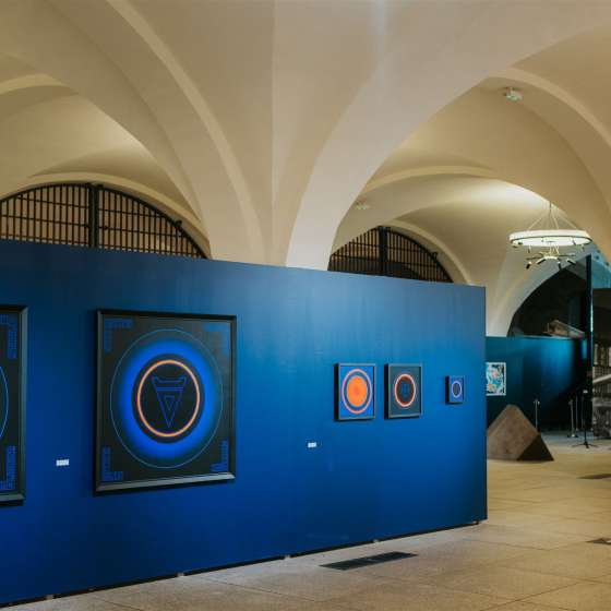 Wystawa Spheres. Fangor - Heweliusz - 4