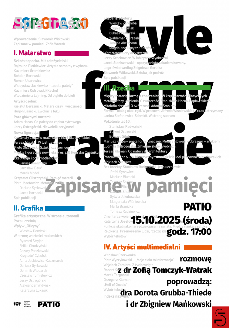 „Krytyka artystyczna to dialog - z dziełem, z artystą, ze światem”. Spotkanie z dr Zofią Tomczyk-Watrak