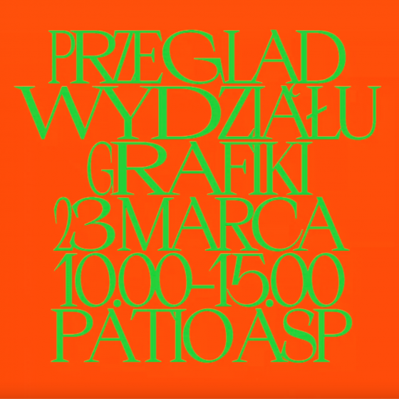 Przegląd Wydziału Grafiki - 1