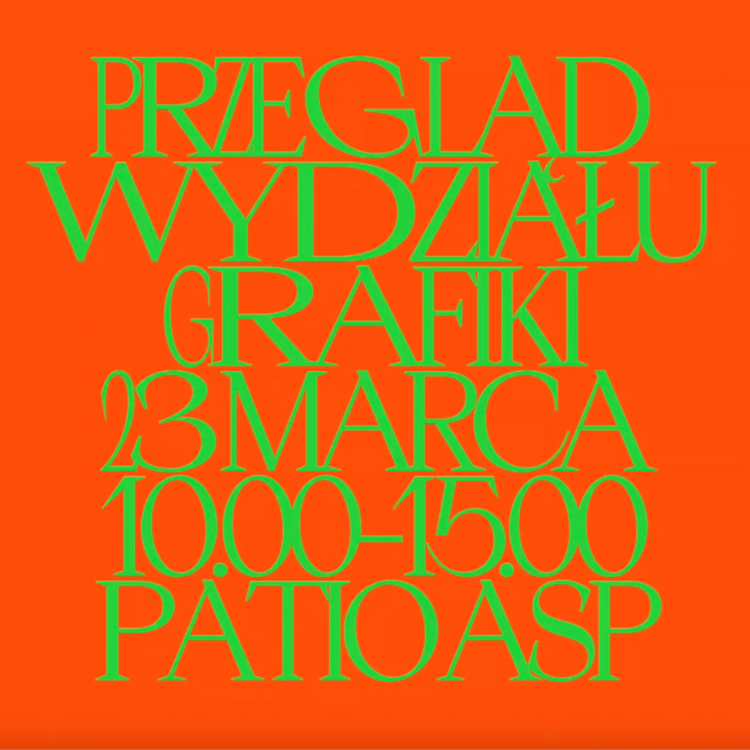 Przegląd Wydziału Grafiki
