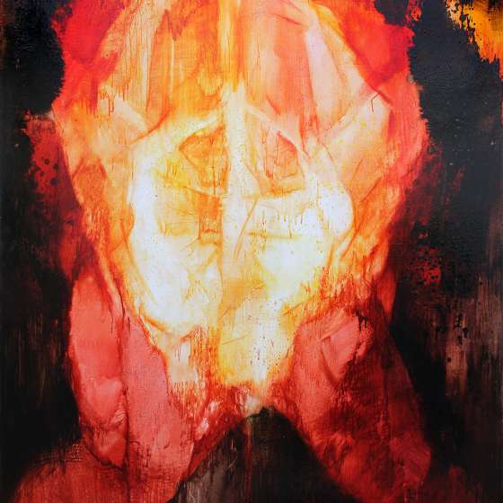 Ciało XIII, 150x200cm, olej na płótnie