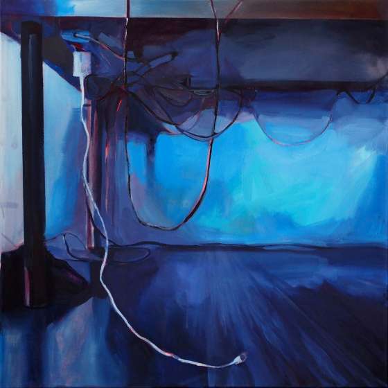 0%, akryl na płótnie, 90x90 cm, 2022