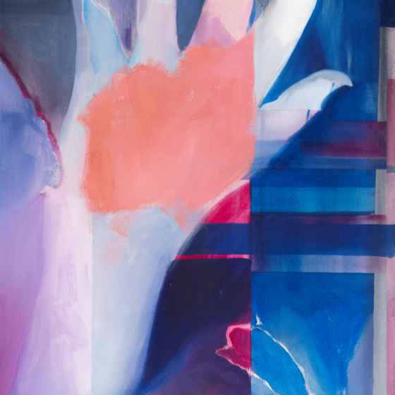 Bartek II, akryl na płótnie, 150 × 70 cm, 2022
