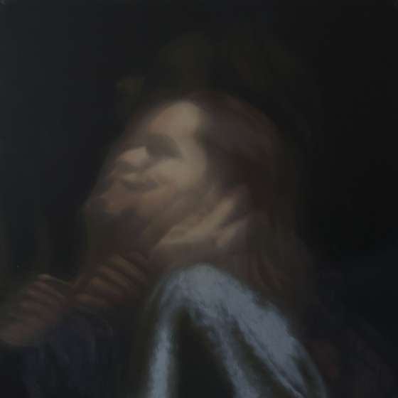 Tomasz Wiktor, Lipiec, olej na płótnie, 100x100 cm, 2018