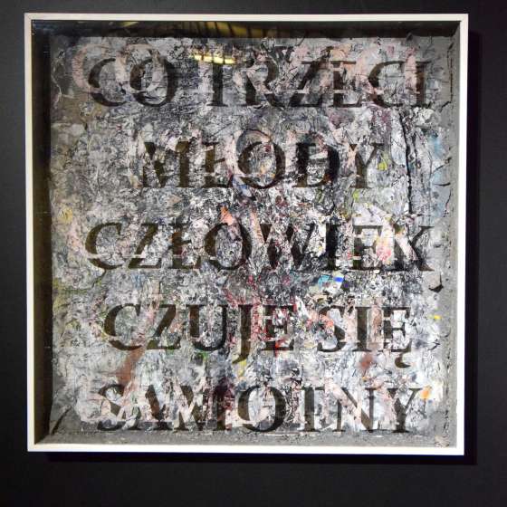 W Polsce... gablota 100x100x11cm, 2024