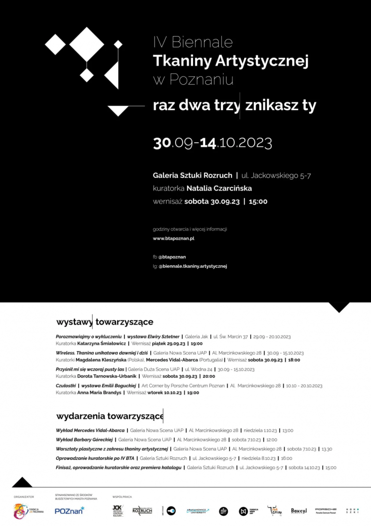 Martyna Jastrzębska na IV Biennale Tkaniny Artystycznej w Poznaniu