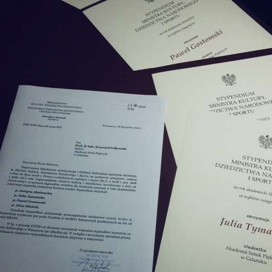 Stypendia MKDNiS za wybitne osiągnięcia przyznane! - 1