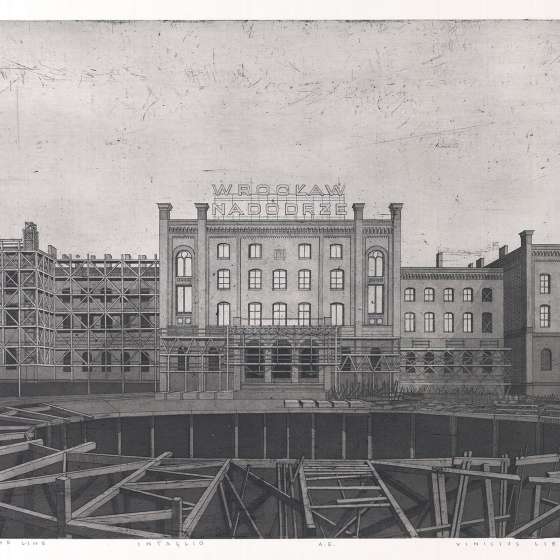 The End of the Line, technika: Intaglio, 70x100cm
