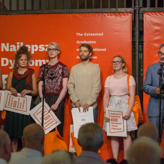Wręczenie nagród Laureatom X edycji konkursu Najlepsze Dyplomy ASP 2018