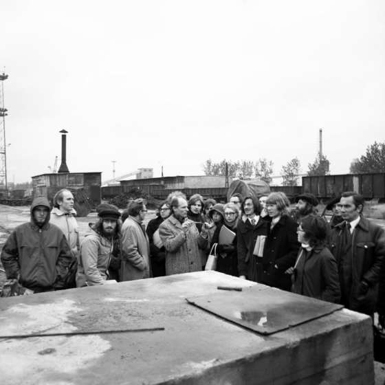 Studenci PWSSP na budowie Portu Północnego, 1973 [I/72/6]