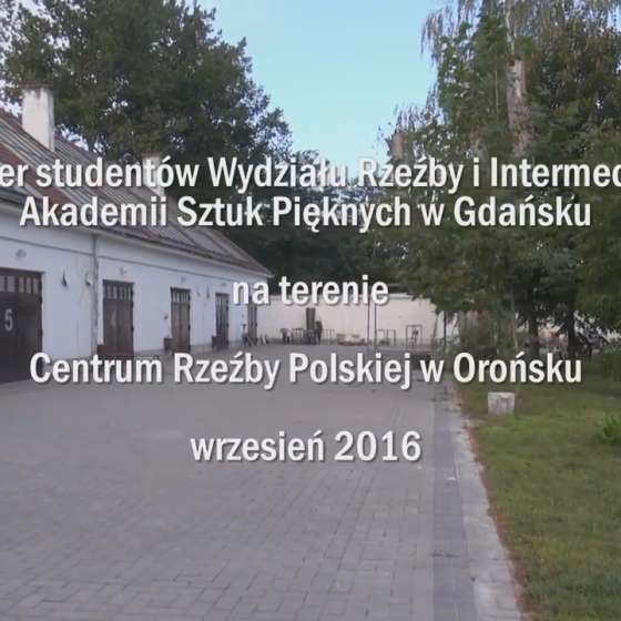 Plener rzeźbiarski w Centrum Rzeźby Polskiej w Orońsku - 1