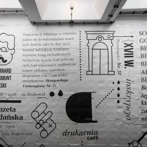 Drukarnia Cafe - identyfikacja wizualna
