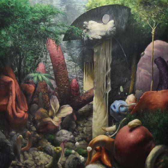 (STRABAG) Marcin Zawicki, Totem (golem), akryl i olej na płótnie, 220x180, 2020 (24000PLN)
