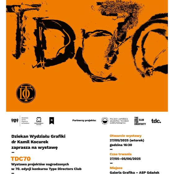 TDC70 | Wystawa projektów nagrodzonych w 70. edycji konkursu Type Directors Club