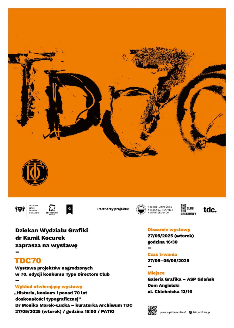TDC70 | Wystawa projektów nagrodzonych w 70. edycji konkursu Type Directors Club