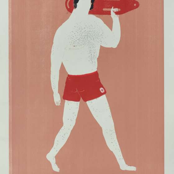 Mitch, 100x70 cm, serigrafia     