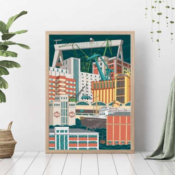  100 lat Portu Gdynia w ilustracjach naszego studenta, Jana Rutki  - 3