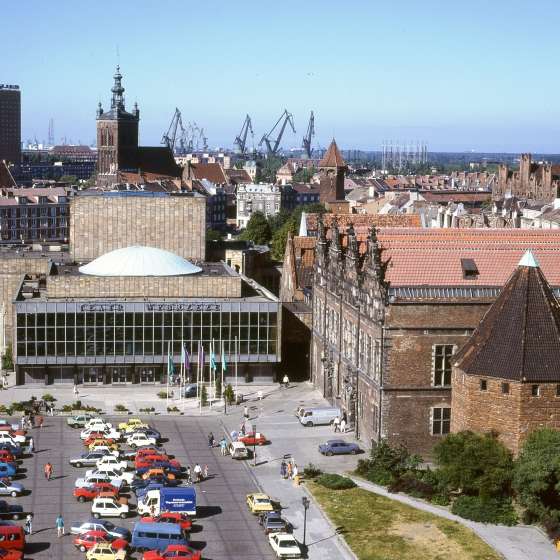 Teatr Wybrzeże - projekt budynku; Gdańsk