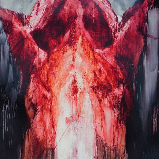 Ciało XII, 130x180cm, olej na płótnie