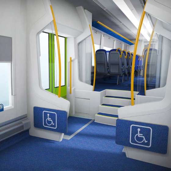 Redesign wnętrza pojazdu ATR220 TrenItalia – projekt wnętrz i pulpitu sterowniczego. Projekt powstał w czasie zatrudnienia autora w PESA Bydgoszcz w Dziale Badań i Rozwoju firmy na stanowisku specjalisty ds. wzornictwa przemysłowego. 2014
