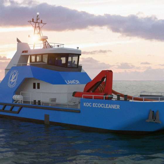 Oil Recovery Vessel LAMOR and Kuwait Oil Company 22m Seatech Engineering