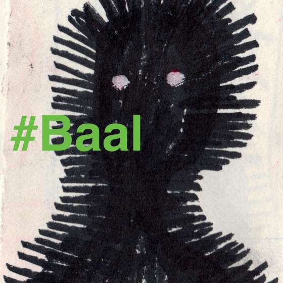 Seria plakatów do sztuk Bertolta Brechta; Baal