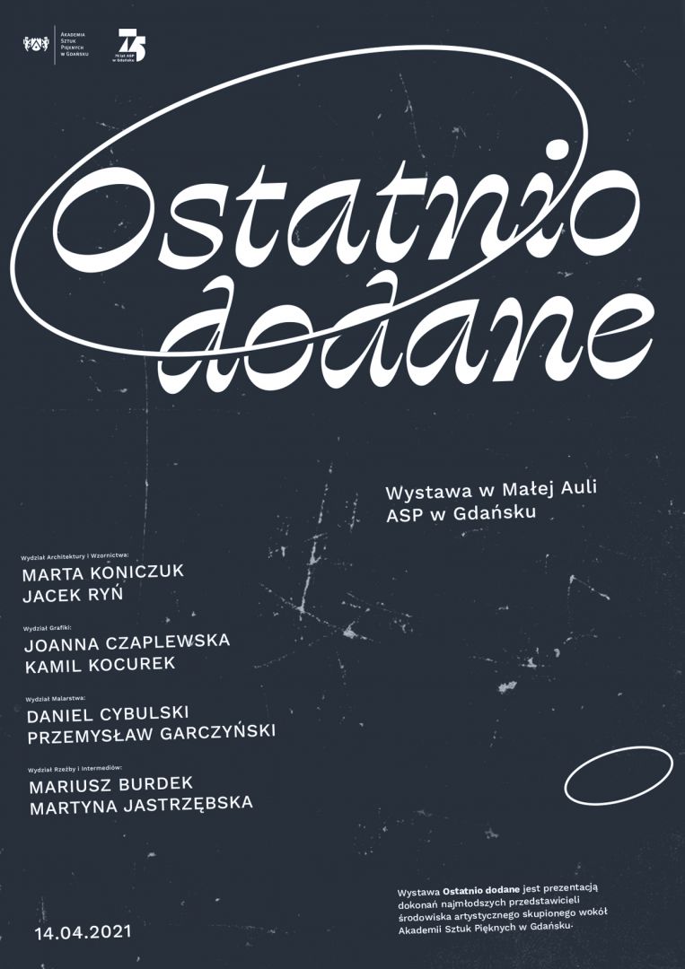 Wystawa „Ostatnio dodane” w Małej Auli ASP