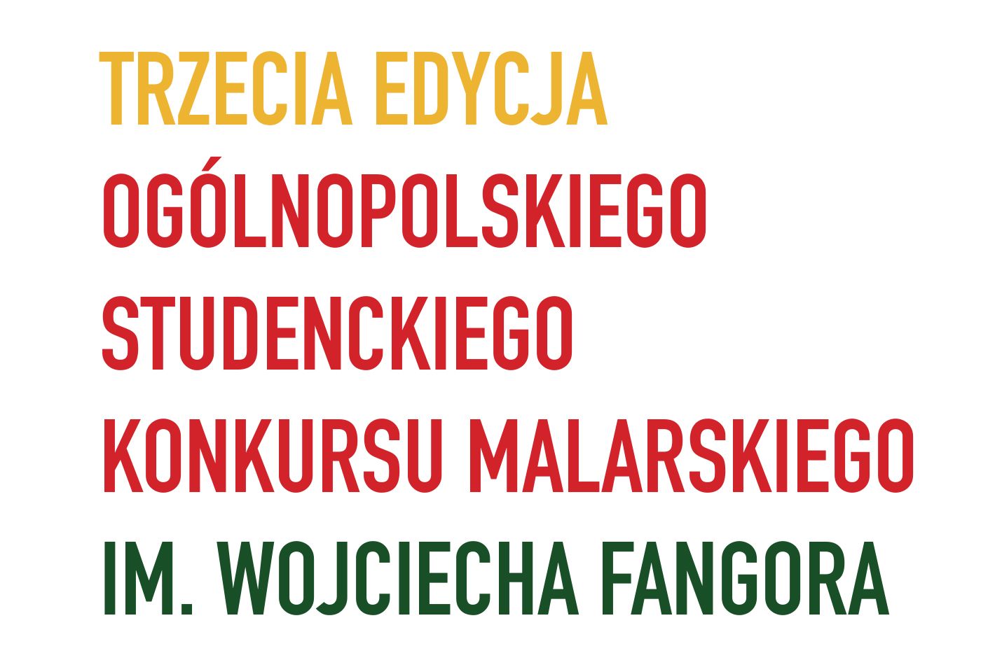 Wyniki Trzeciego Ogólnopolskiego Konkursu Malarskiego im. W. Fangora
