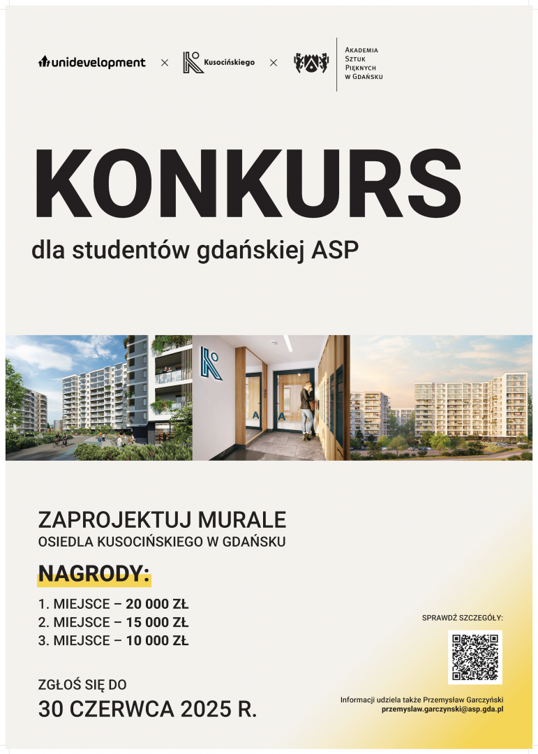  Konkurs na Projekt Murali inwestycji deweloperskiej „Kusocińskiego”
