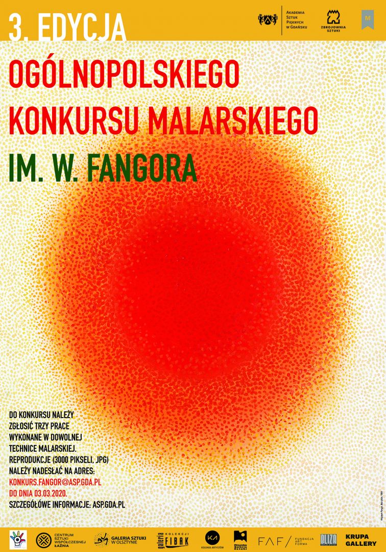 3. Ogólnopolski Studencki Konkurs Malarski im. W. Fangora