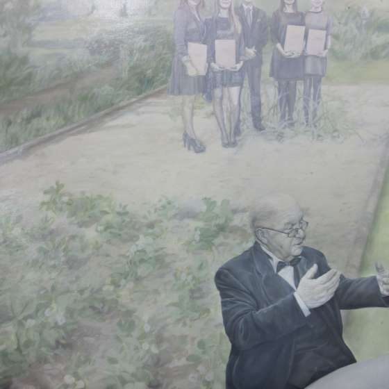 5 grudzień 2014 r., olej na płótnie, 100x120cm, 2015